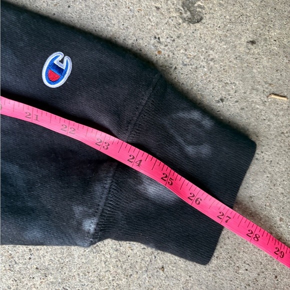 CHAMPION hoodie black tie-dye Pittsburgh embroidered bridge edition sz 2XL EUC - Picture 12 of 13